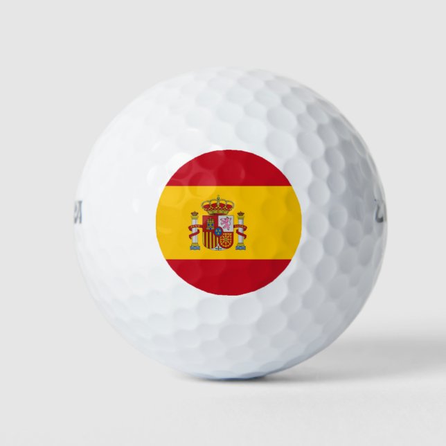 Wilson Golf Ball with flag of Spain (Front)