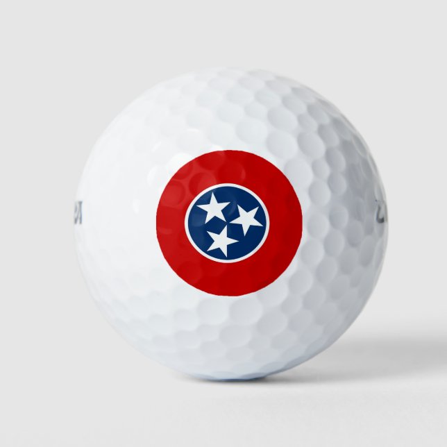 Wilson Golf Ball with flag of Tennessee (Front)