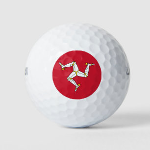Wilson Golf Ball with Isle of Man flag, UK