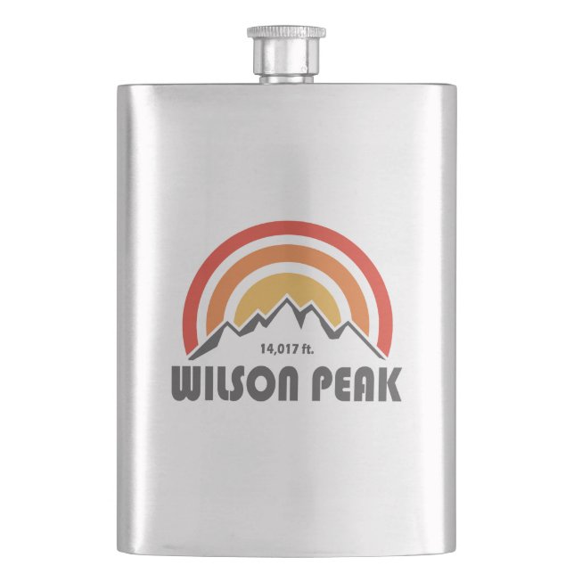 Wilson Peak Hip Flask (Front)