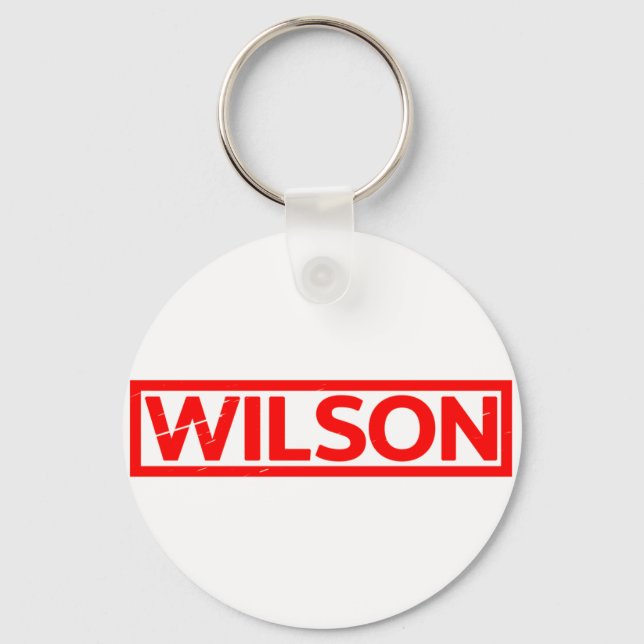 Wilson Stamp Keychain (Front)