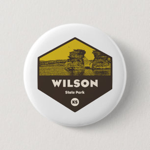 Wilson State Park Kansas 2 Inch Round Button