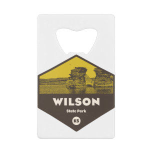 Wilson State Park Kansas Credit Card Bottle Opener