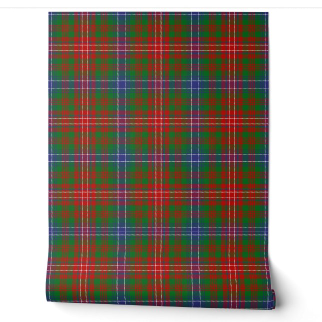 Wilson Tartan Plaid Scottish Clan Wallpaper (Unrolling)