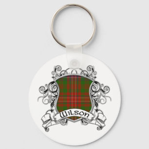 Wilson Tartan Shield Keychain