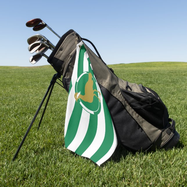 Wiltshire county flag golf towel (Green)