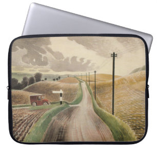 Wiltshire Landscape (by Eric Ravilious) Laptop Sleeve