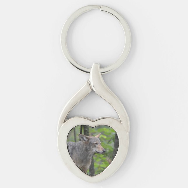 Wily Wolf Keychain (Front)