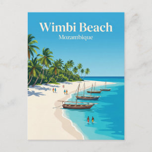Wimbi Beach Mozambique Postcard