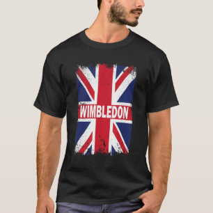 Wimbledon - England city with United Kingdom flag T-Shirt