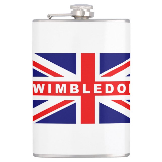 Wimbledon Hip Flask (Front)