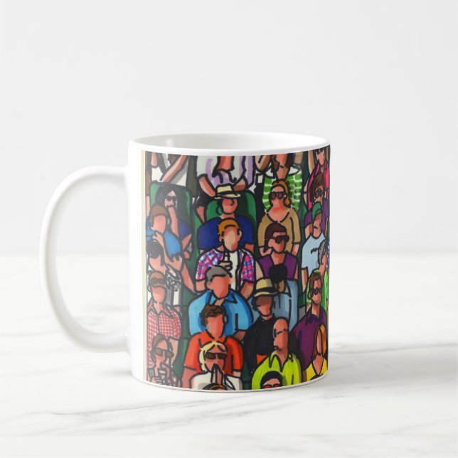 Wimbledon tennis fans coffee mug (Left)