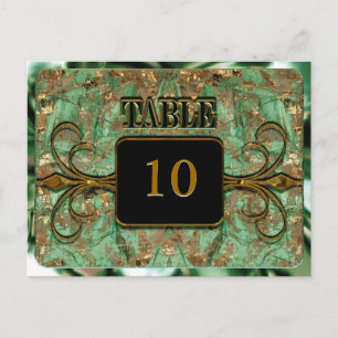 Wimbley Everet  Victorian Table Number Card