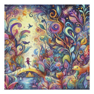 Wimsical christmas celebration  poster