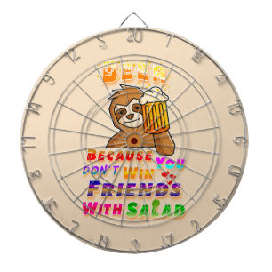 Win Friends With Beer Dartboard