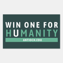 Win One for Humanity Sticker | Antioch University