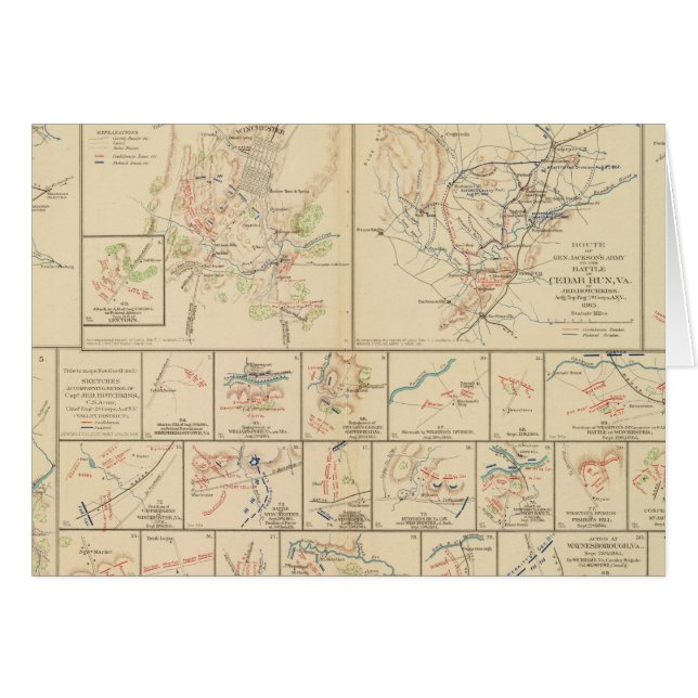 Winchester, Cedar Run, Port Republic, Va (Devant horizontal)
