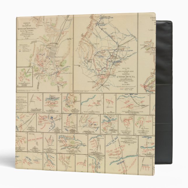 Winchester, Cedar Run, Port Republic, Va Binder (Front/Inside)