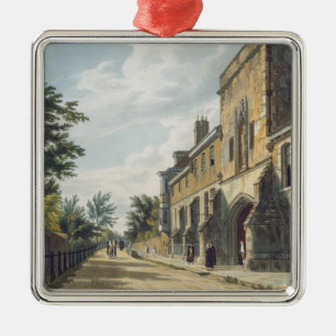 Winchester College Entrance with the Warden's Hous Metal Ornament