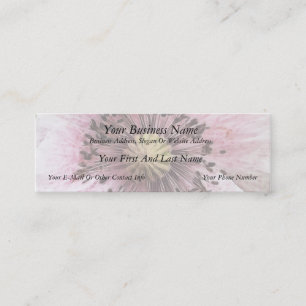 Wind Blown Poppy Mini Business Card