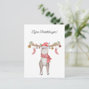 Wind card (10.8cm x 14.2cm) - Happy holidays