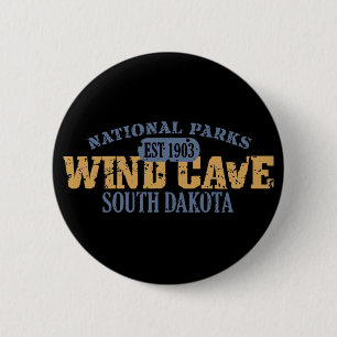 Wind Cave National Park 2 Inch Round Button