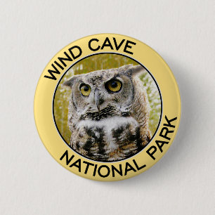 Wind Cave National Park 2 Inch Round Button