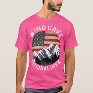 Wind Cave National Park Camping South Dakota T-Shirt