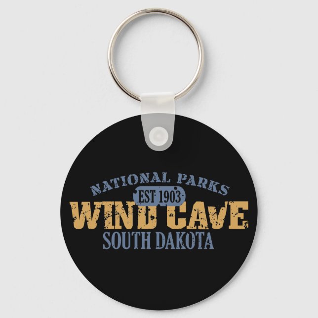 Wind Cave National Park Keychain (Front)
