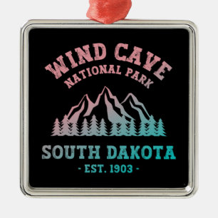 Wind Cave National Park South Dakota Metal Ornament