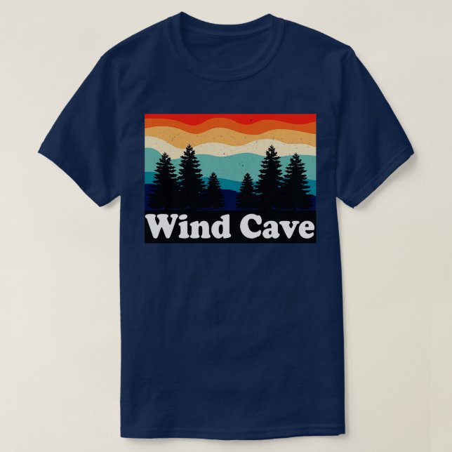 Wind Cave National Park South Dakota T-Shirt (Design Front)