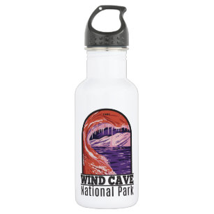 Wind Cave National Park South Dakota Vintage  532 Ml Water Bottle