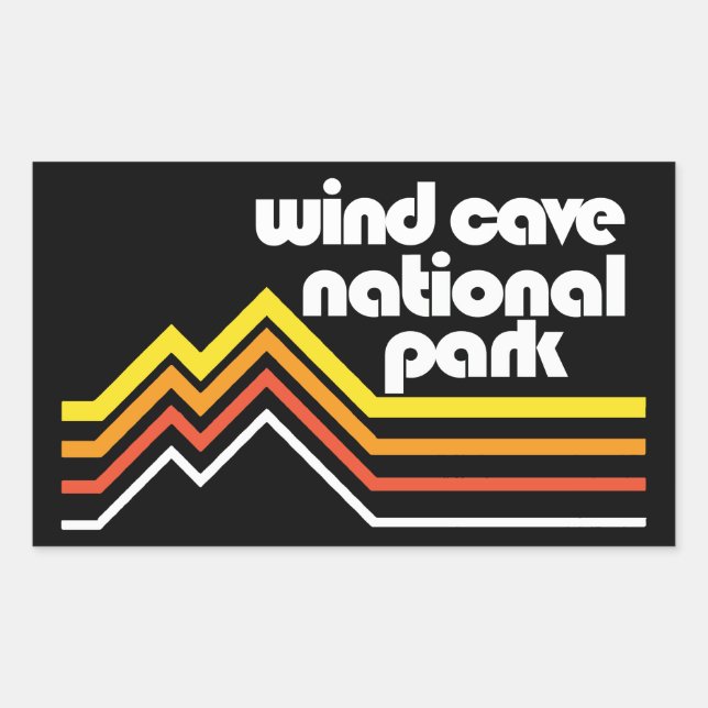 Wind Cave National Park Sticker (Front)