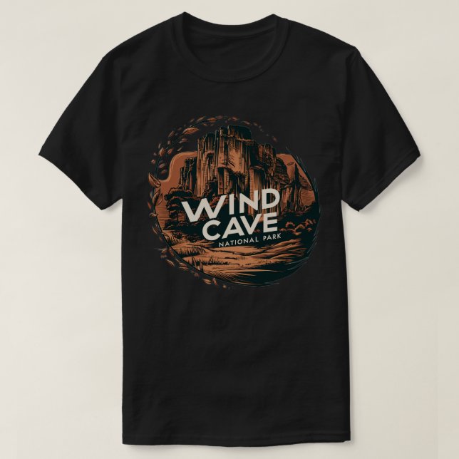 Wind Cave T-Shirt (Design Front)
