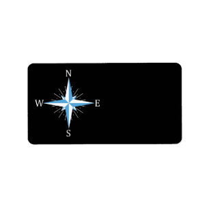 Wind compass label