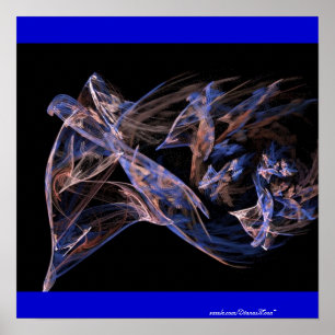 Wind Dancers Fractal Poster