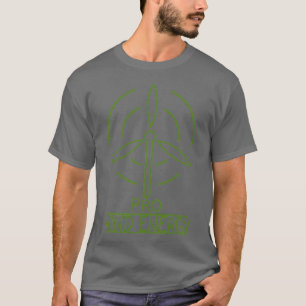 Wind energy wind turbine wind power renewable ener T-Shirt