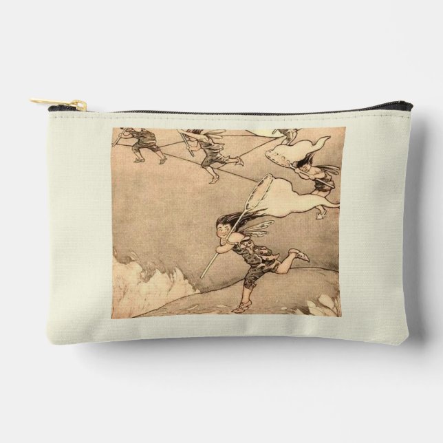 Wind Faeries Catching Wind  Accessory Pouch (Front)