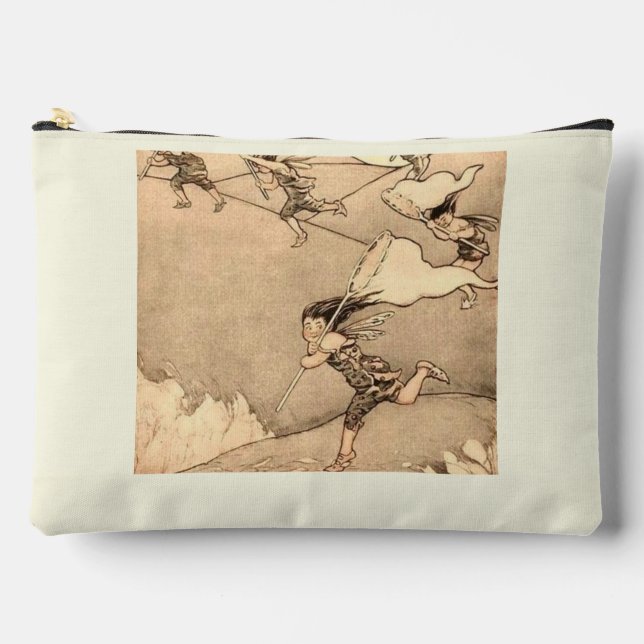 Wind Faeries Catching Wind  Accessory Pouch (Front)