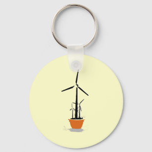 Wind Flower Keychain
