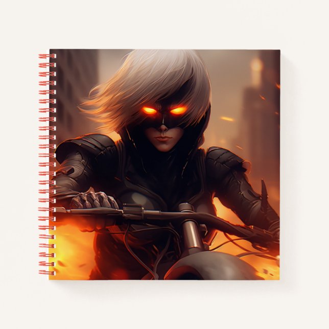 Wind in the Hair Notebook (Front)