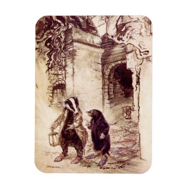 Wind in the Willows Fridge Magnet (Vertical)
