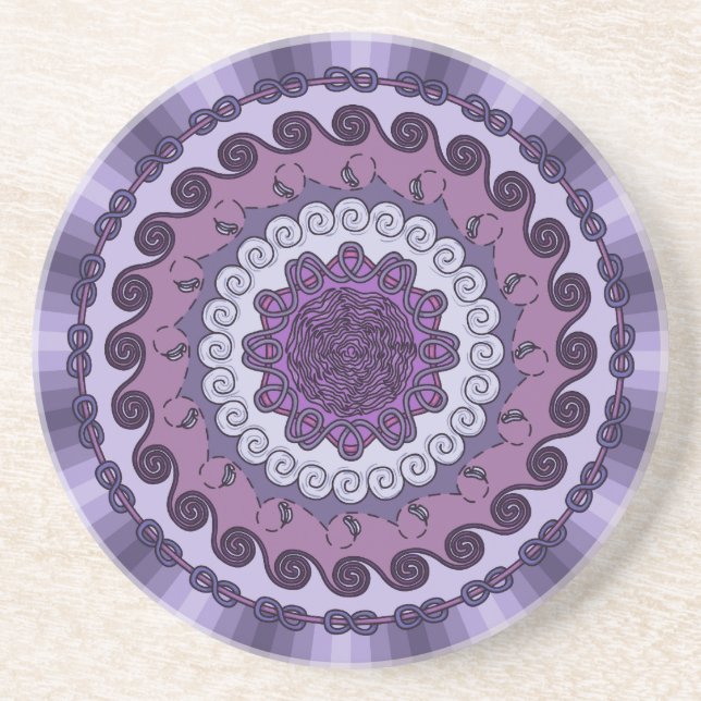 Wind Mandala Coaster (Front)