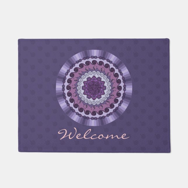 Wind Mandala Doormat (Front)