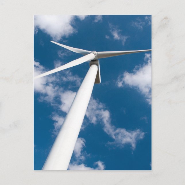 Wind mill power generator postcard (Front)