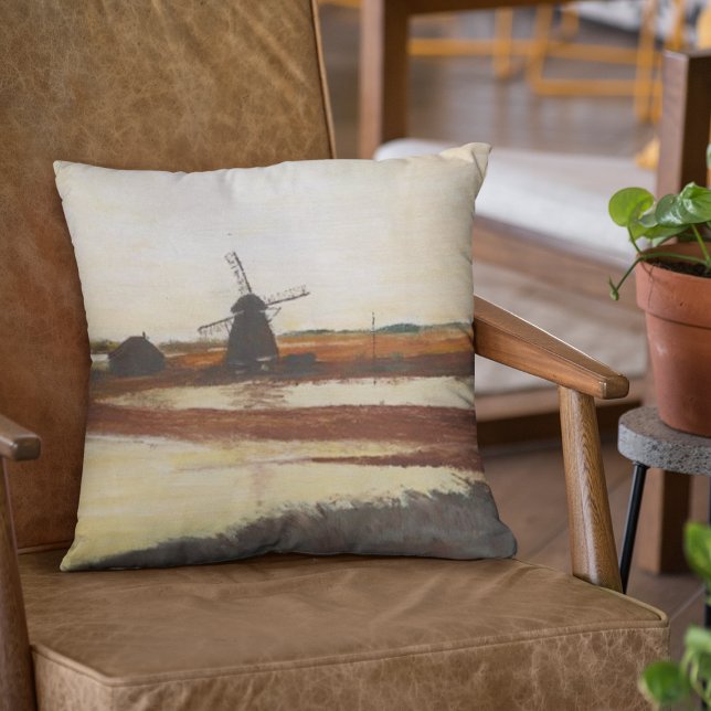 Wind Mill Throw Pillow (Creator Uploaded)