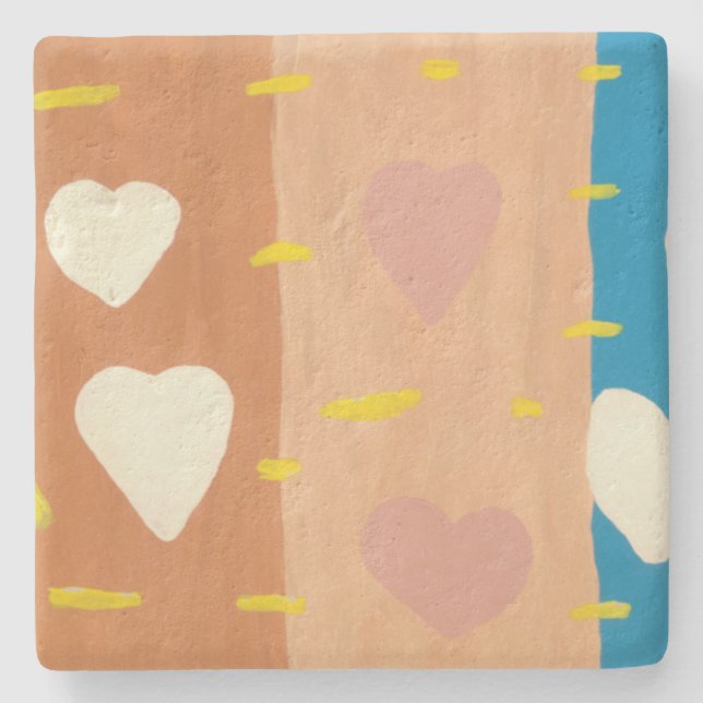 Wind of Love Stone Coaster (Front)