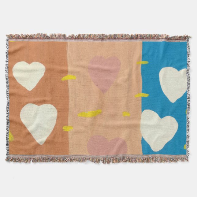 Wind of Love Throw Blanket (Front)