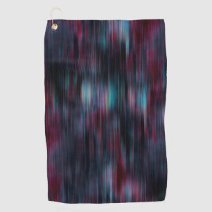 Wind or rain effect, on wine colour golf towel