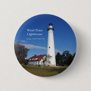 Wind Point Lighthouse button